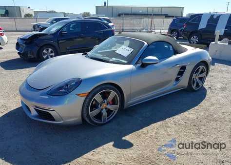 2018 Porsche 718 Boxster S z USA, uszkodzony, nr VIN WP0CB2A85JS228301